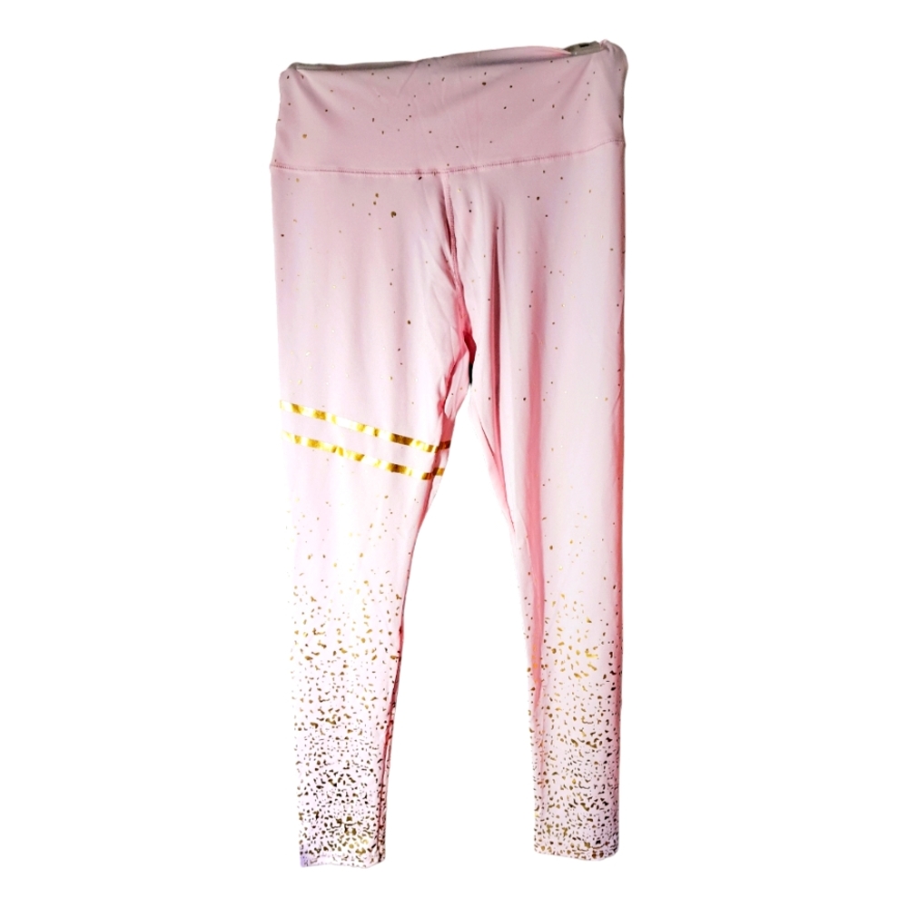 Pink & Gold Leggings